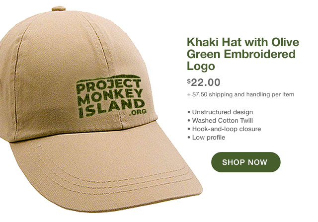 Khaki Hat with Olive Green Embroidered Logo, $22.00 +s&h